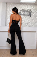 Laced Bustier Top Jumpsuit